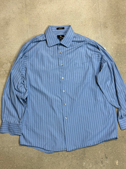 HELLBLAUES VINTAGE CALVIN KLEIN HEMD (XL)