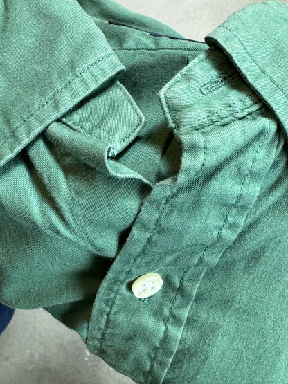 HELLBLAUES VINTAGE-HEMD VON RALPH LAUREN (MITTEL)