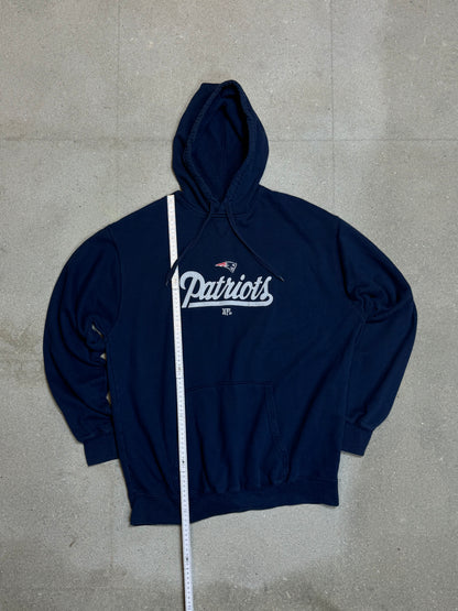 DARK BLUE VINTAGE NFL PATRIOTS HOODIE UNBRANDED (XL)