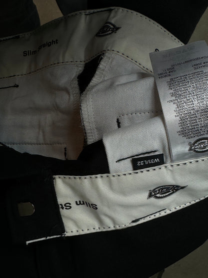 Schwarze Doppelkniehose Dickies (W31"L32")