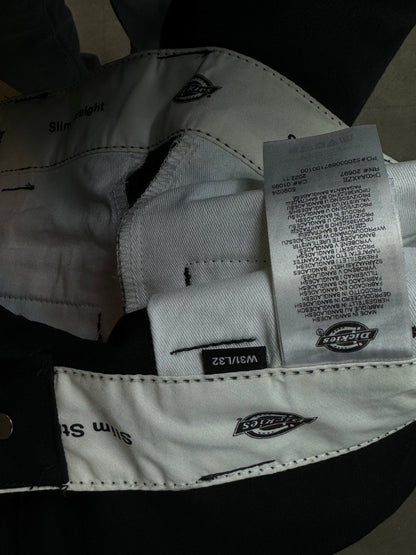 Schwarze Doppelkniehose Dickies (W31"L32")