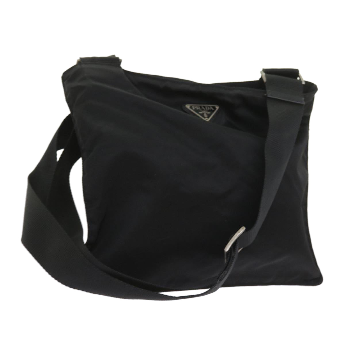 PRADA Shoulder Bag Nylon Black