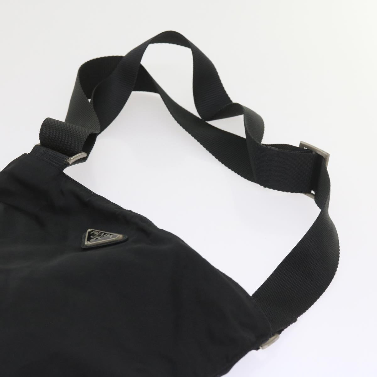 PRADA Shoulder Bag Nylon Black