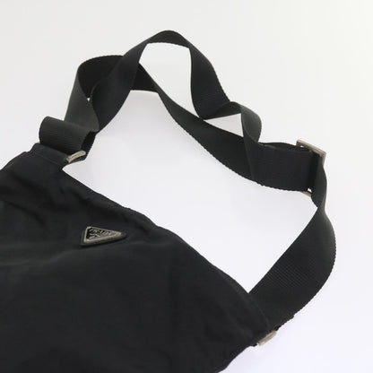 PRADA Shoulder Bag Nylon Black