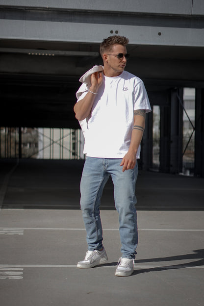 Manifestation White Heavyweight Hemp Tee