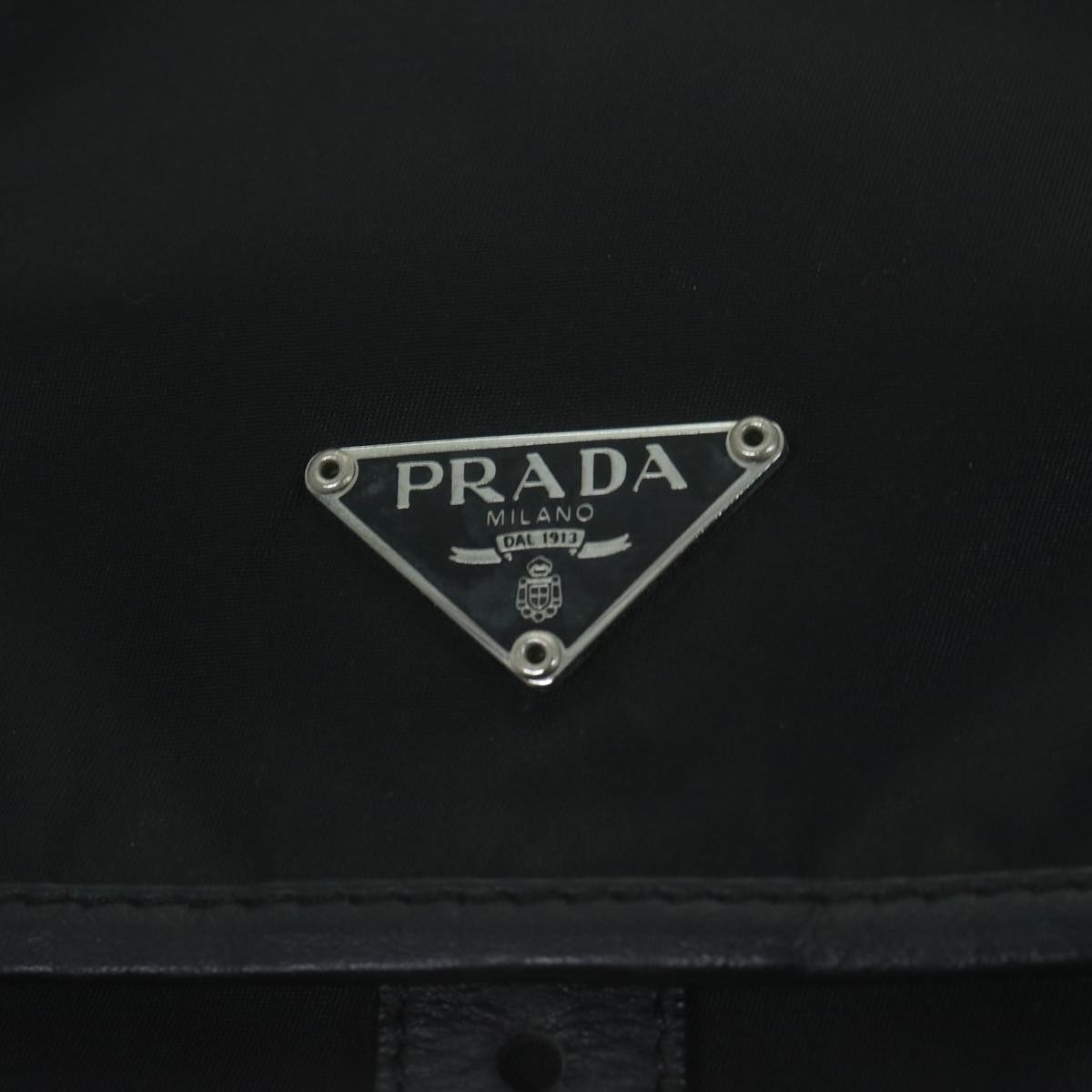 PRADA Shoulder Bag Nylon Black