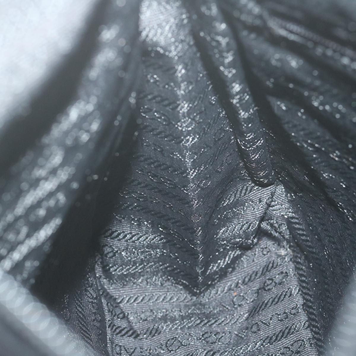 PRADA Shoulder Bag Nylon Black