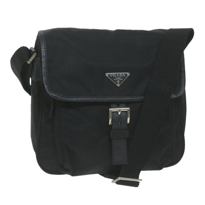 PRADA Shoulder Bag Nylon Black