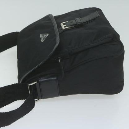 PRADA Shoulder Bag Nylon Black
