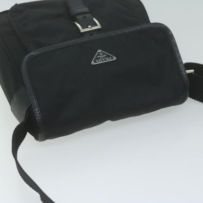 PRADA Shoulder Bag Nylon Black