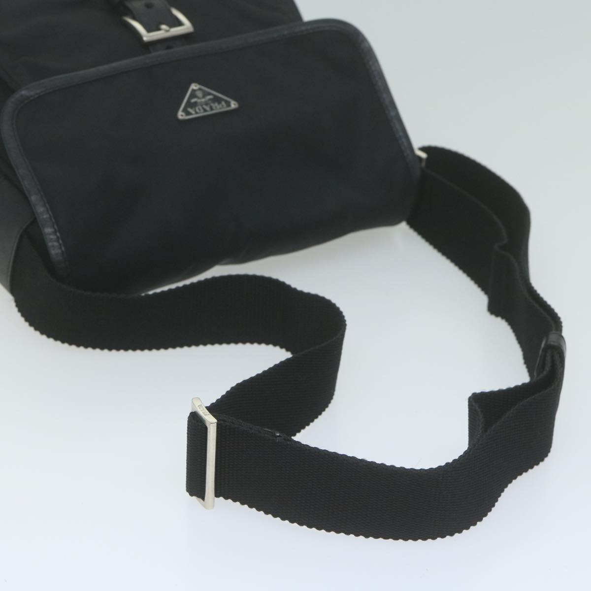PRADA Shoulder Bag Nylon Black