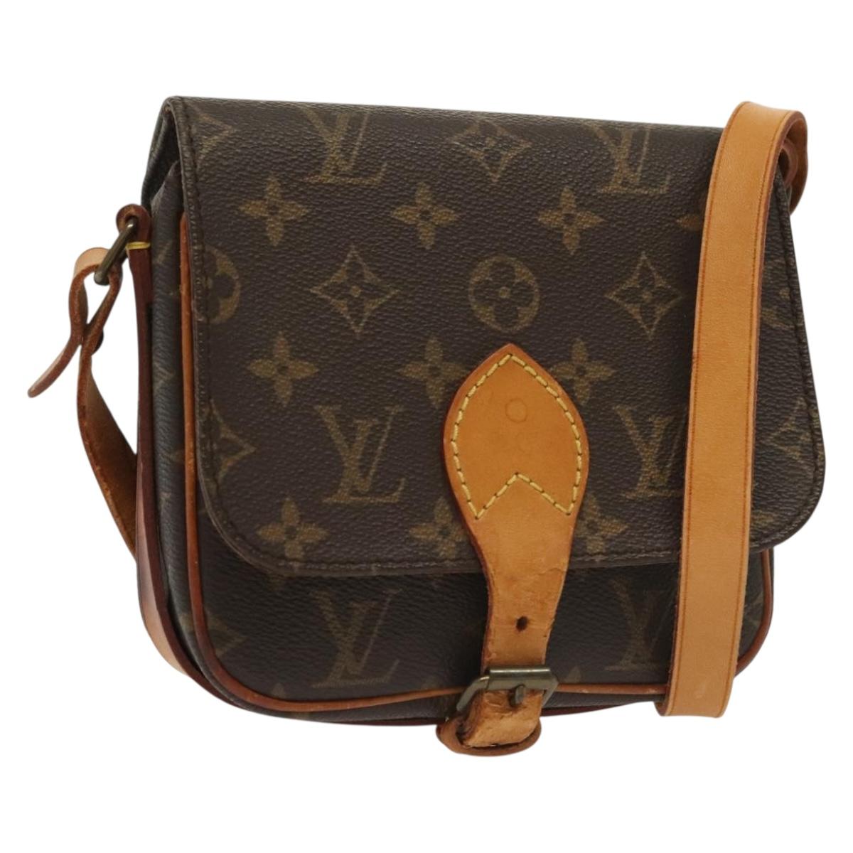 LOUIS VUITTON Monogram Cartouchiere PM Shoulder Bag
