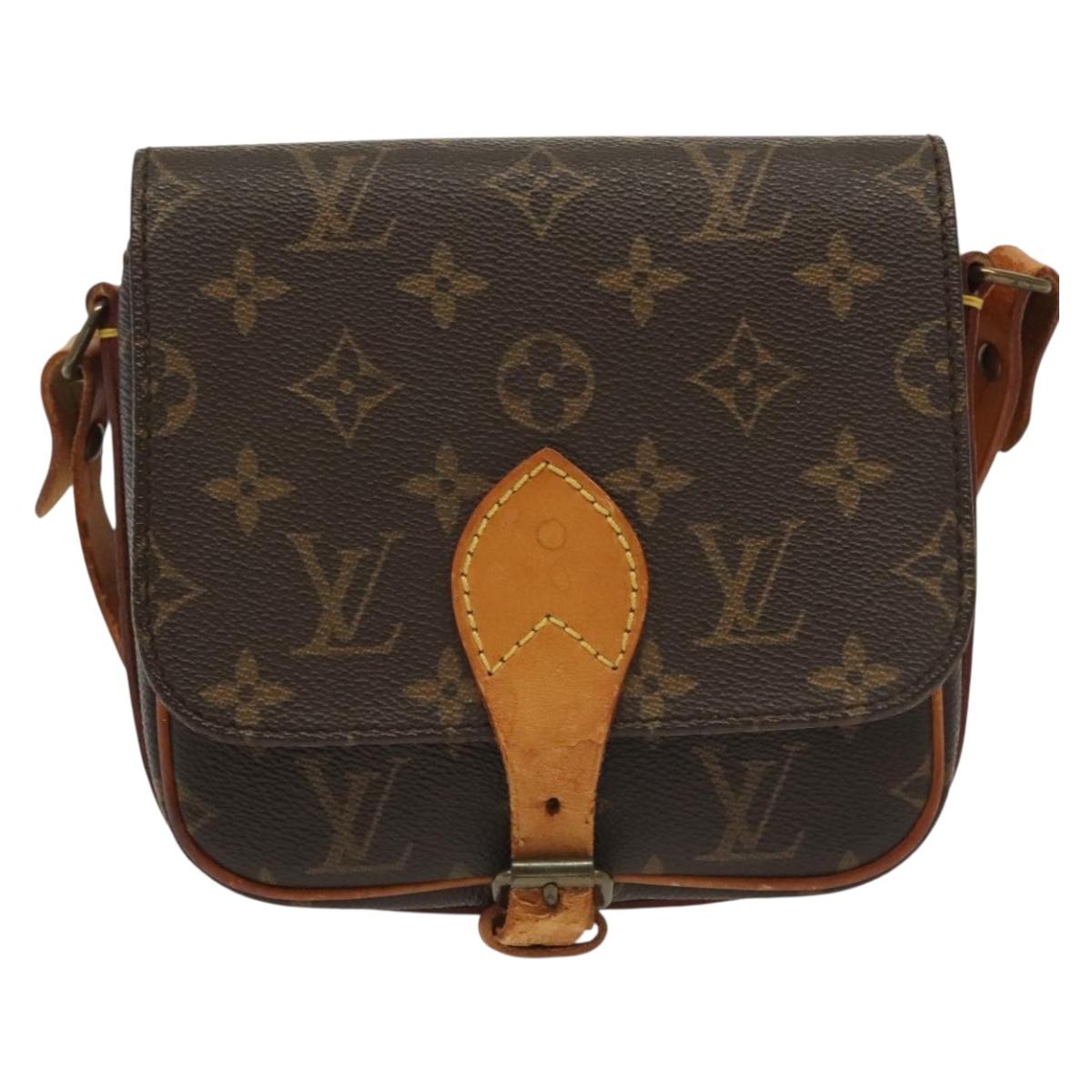 LOUIS VUITTON Monogram Cartouchiere PM Shoulder Bag