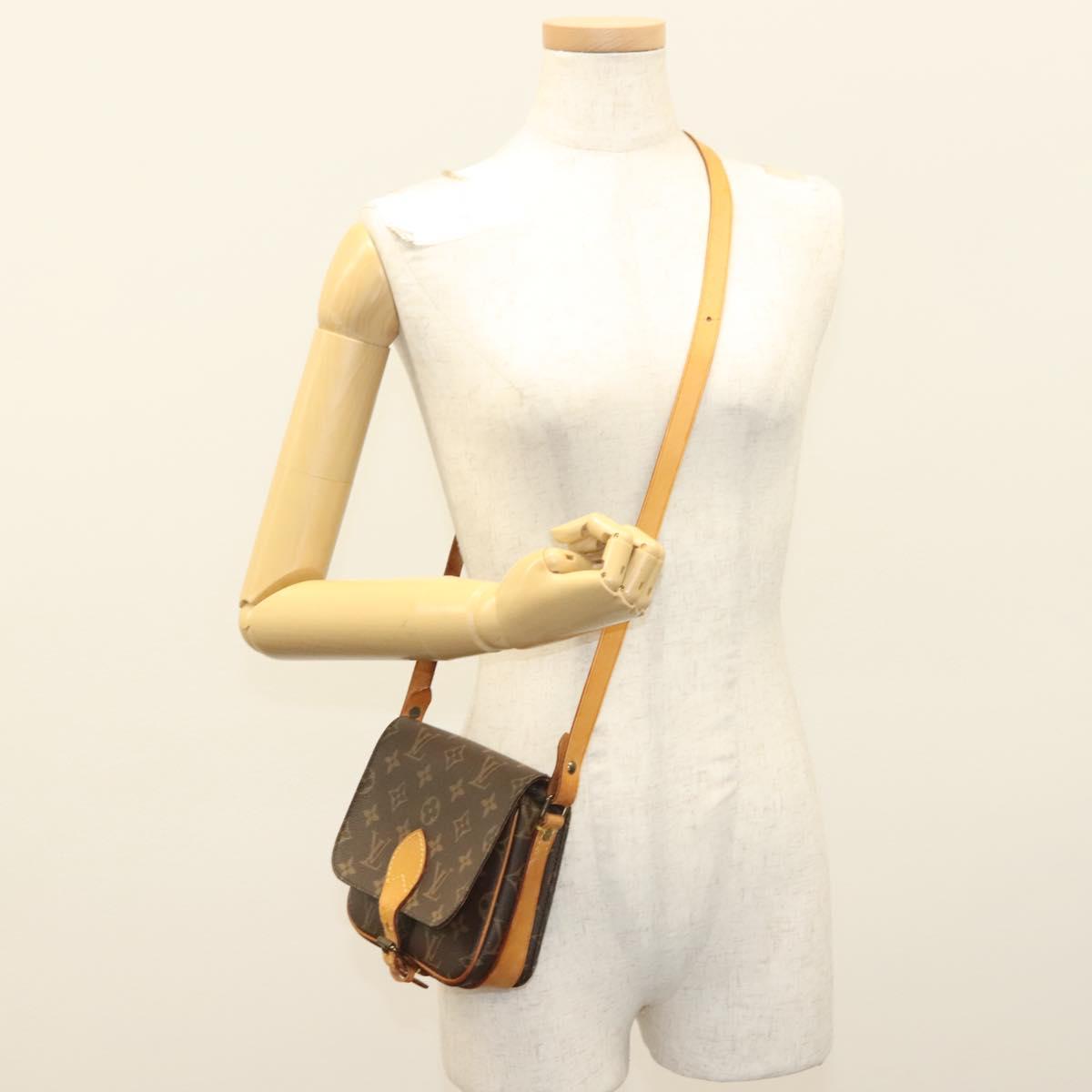 LOUIS VUITTON Monogram Cartouchiere PM Shoulder Bag
