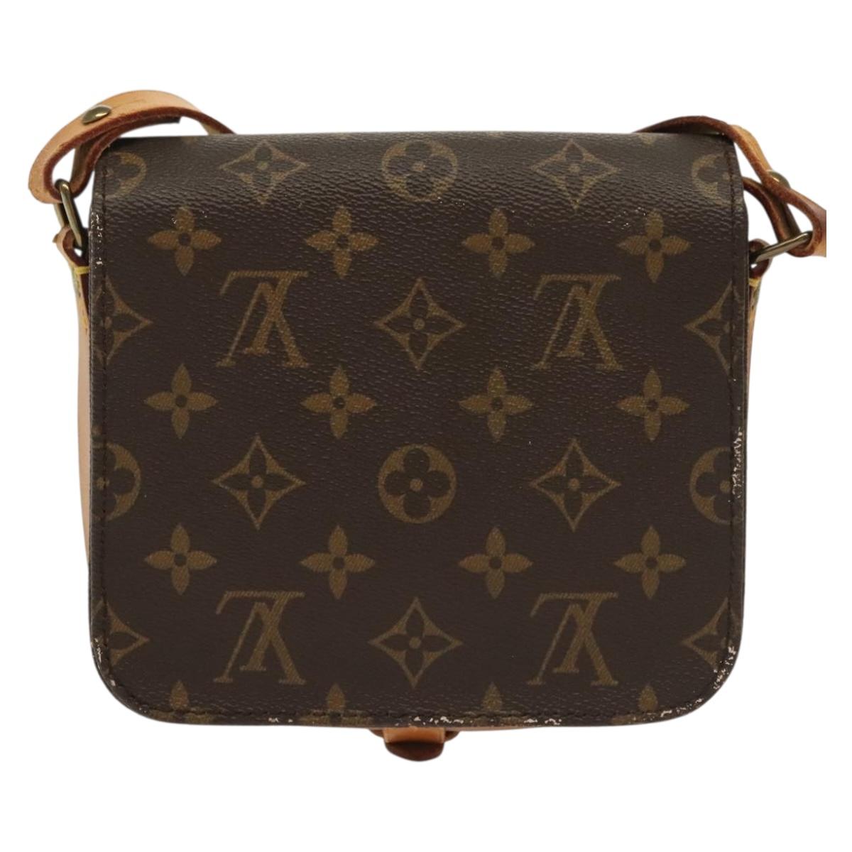 LOUIS VUITTON Monogram Cartouchiere PM Shoulder Bag