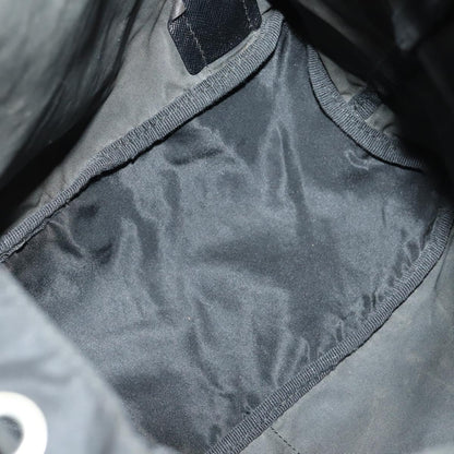 PRADA Backpack Nylon Black Silver