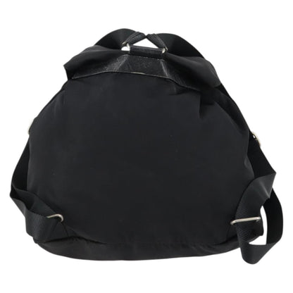 PRADA Backpack Nylon Black Silver