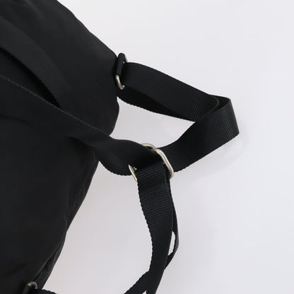 PRADA Backpack Nylon Black Silver