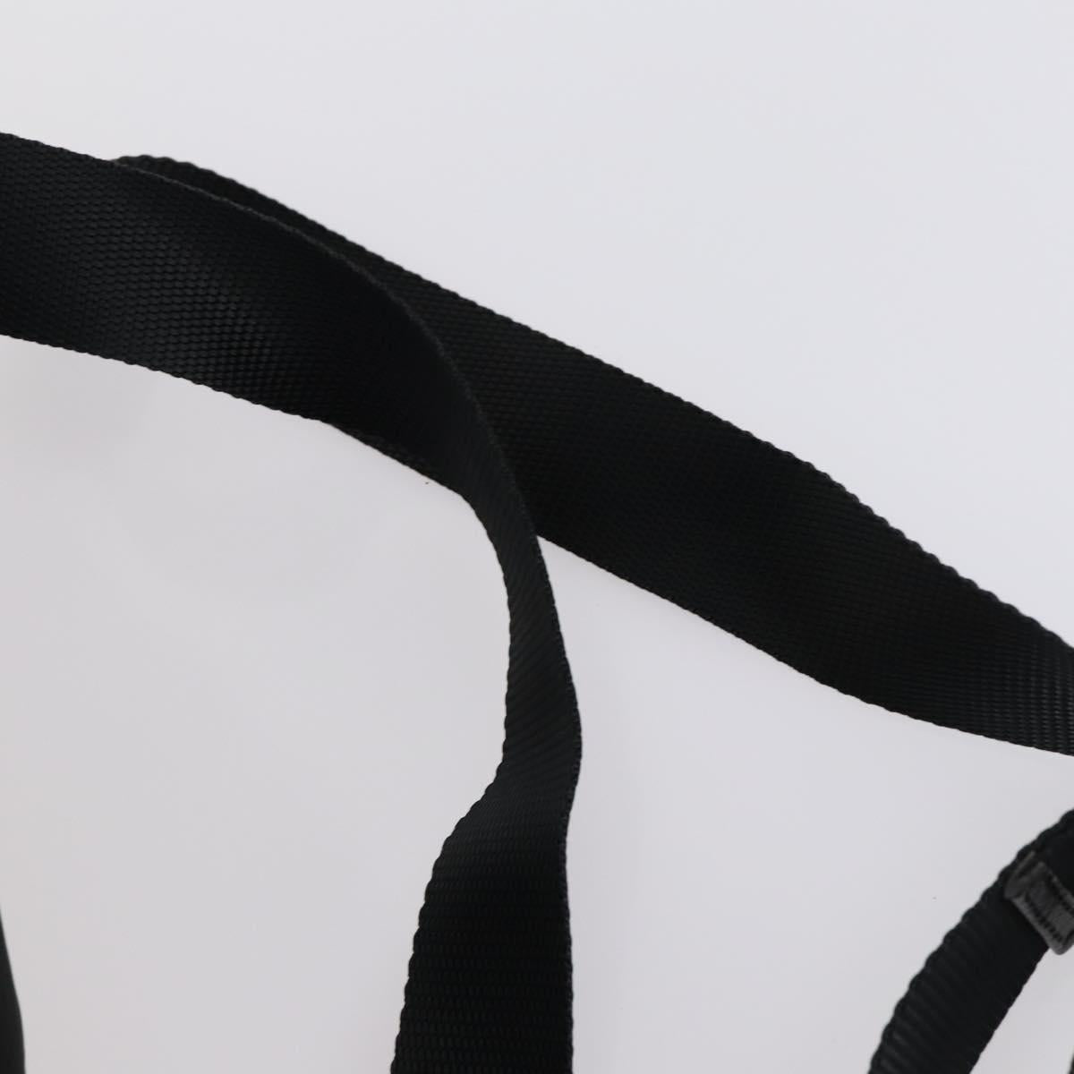 PRADA Backpack Nylon Black Silver