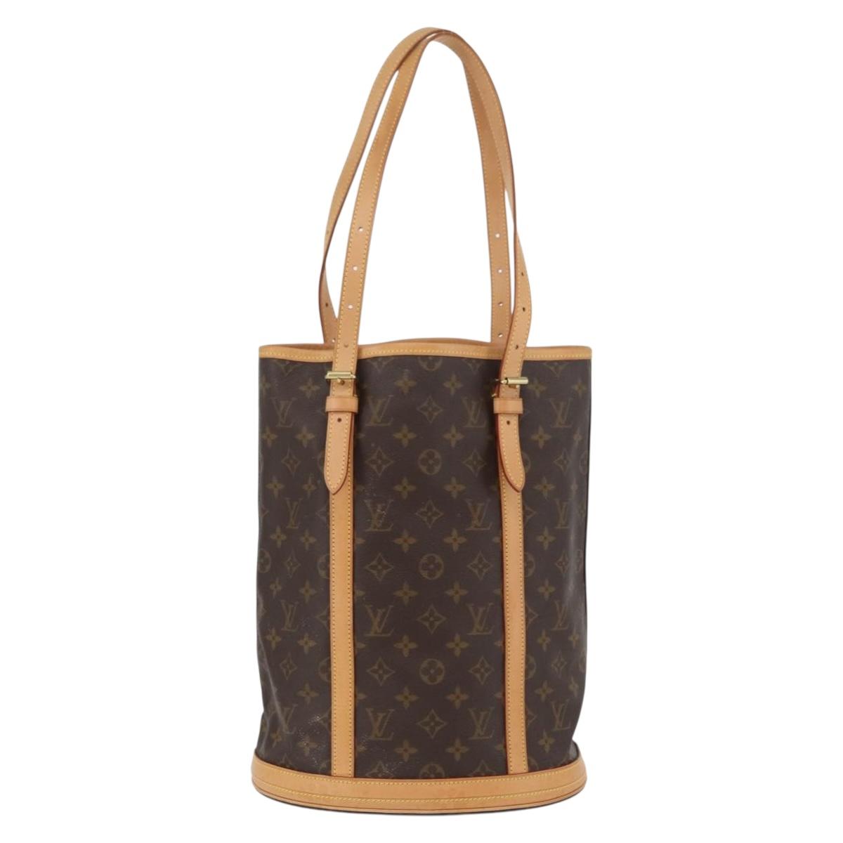 LOUIS VUITTON Monogram Bucket GM Shoulder Bag (BSZ418)