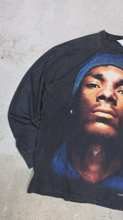 1993 Snoop Dogg 'Beware of Dogg' Longsleeve Tee Death Row Merchandise Inc Gem Tag (XL)
