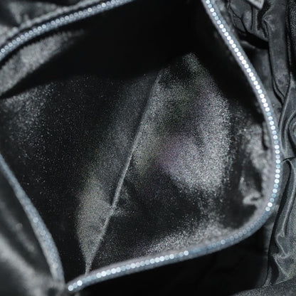 PRADA Rossa Luna Sports Body Bag Nylon Black Silver