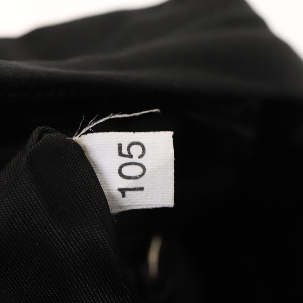 PRADA Rossa Luna Sports Body Bag Nylon Black Silver