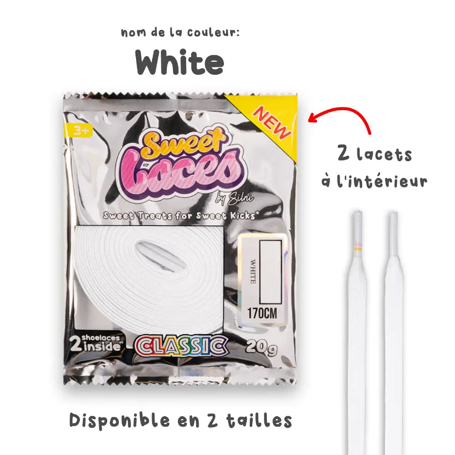 Sweetlaces Classic: White