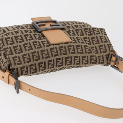 GUCCI GG Canvas Schultertasche Schwarz Gold 