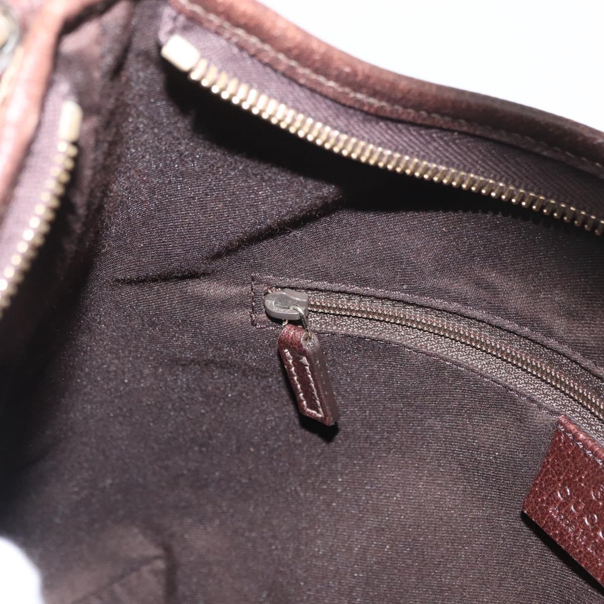 GUCCI GG Canvas Schultertasche Schwarz Gold 