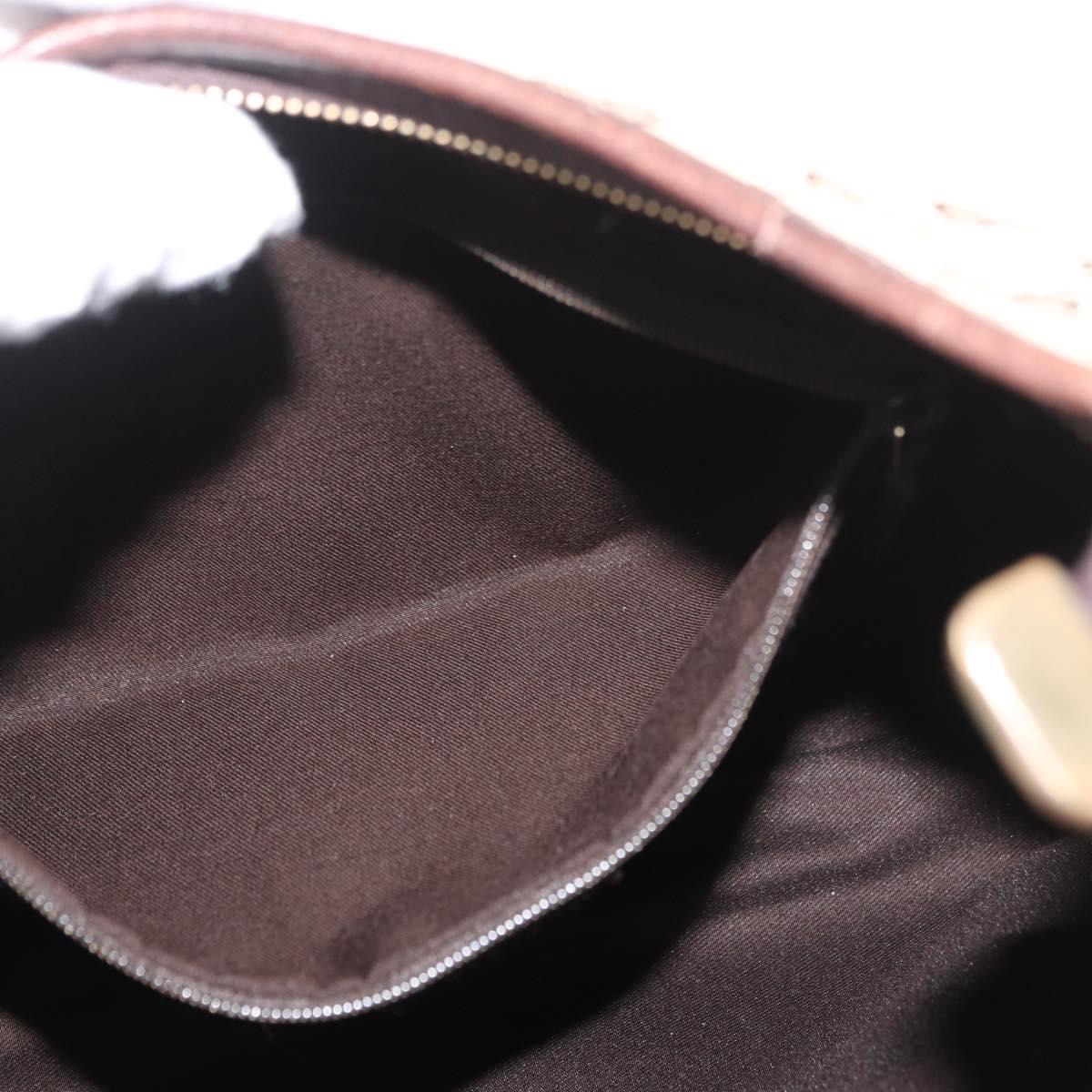 GUCCI GG Canvas Schultertasche Schwarz Gold 