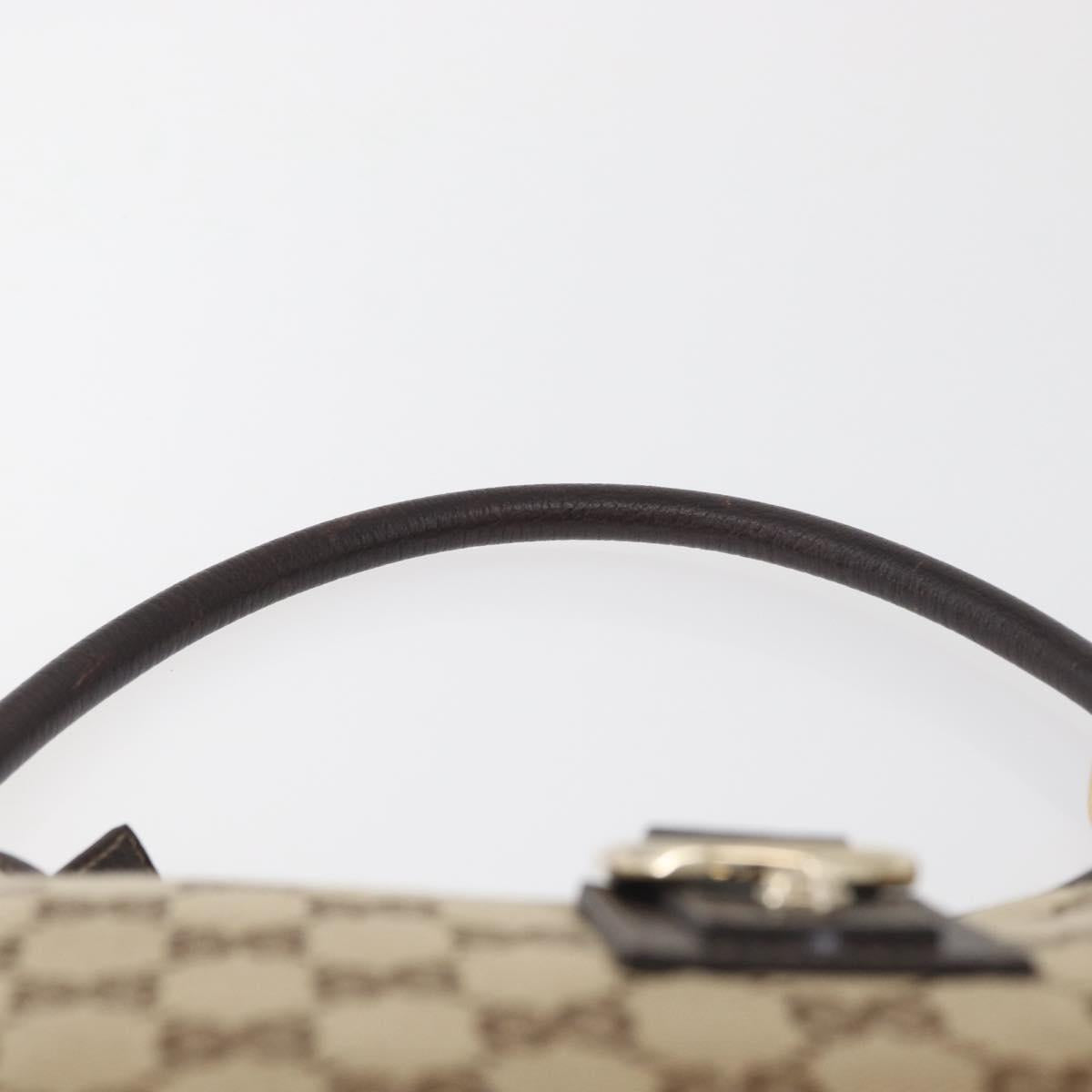 GUCCI GG Canvas Schultertasche Schwarz Gold 